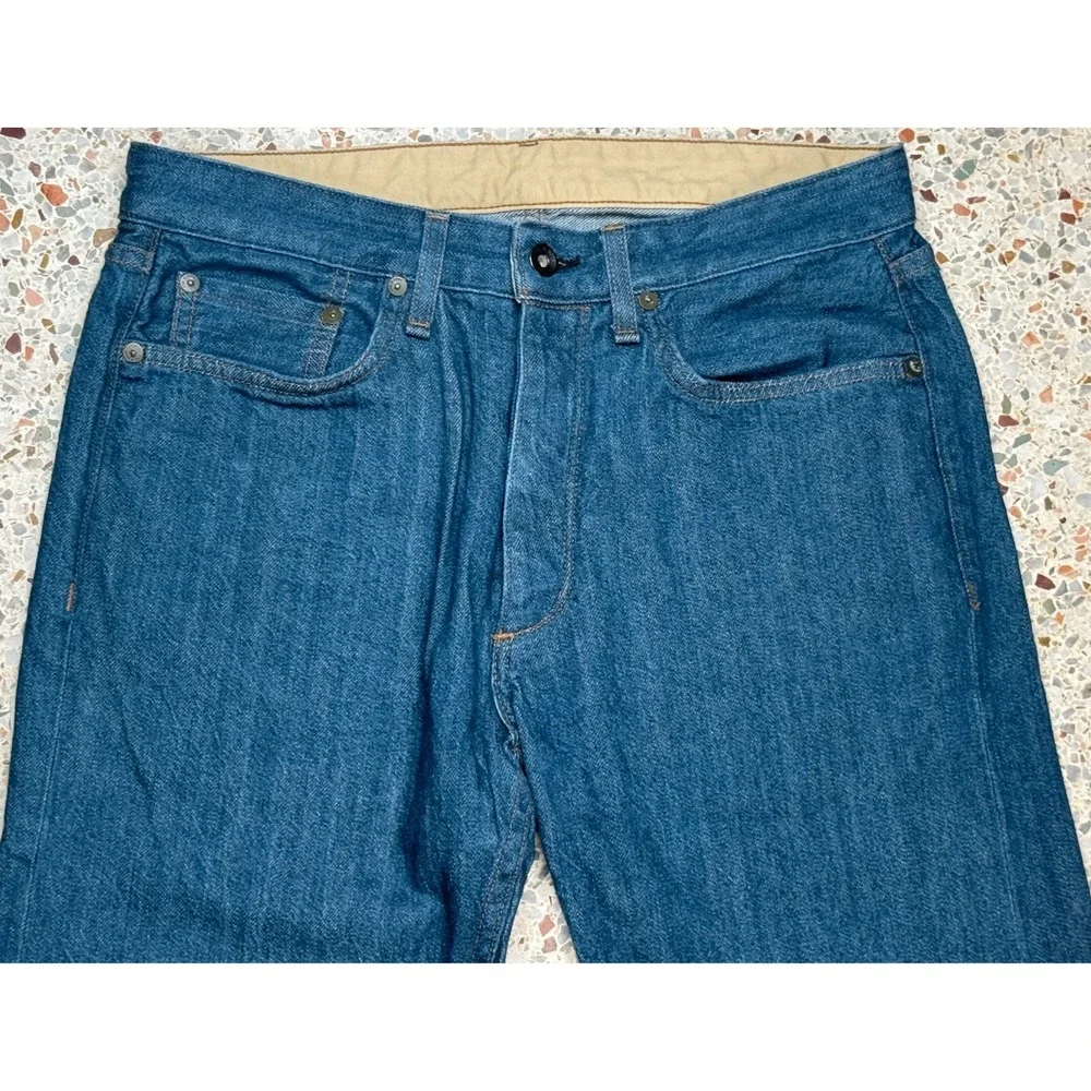 Rag & Bone Men's Button Fly Selvedge‎ Denim Jeans Size 31x32